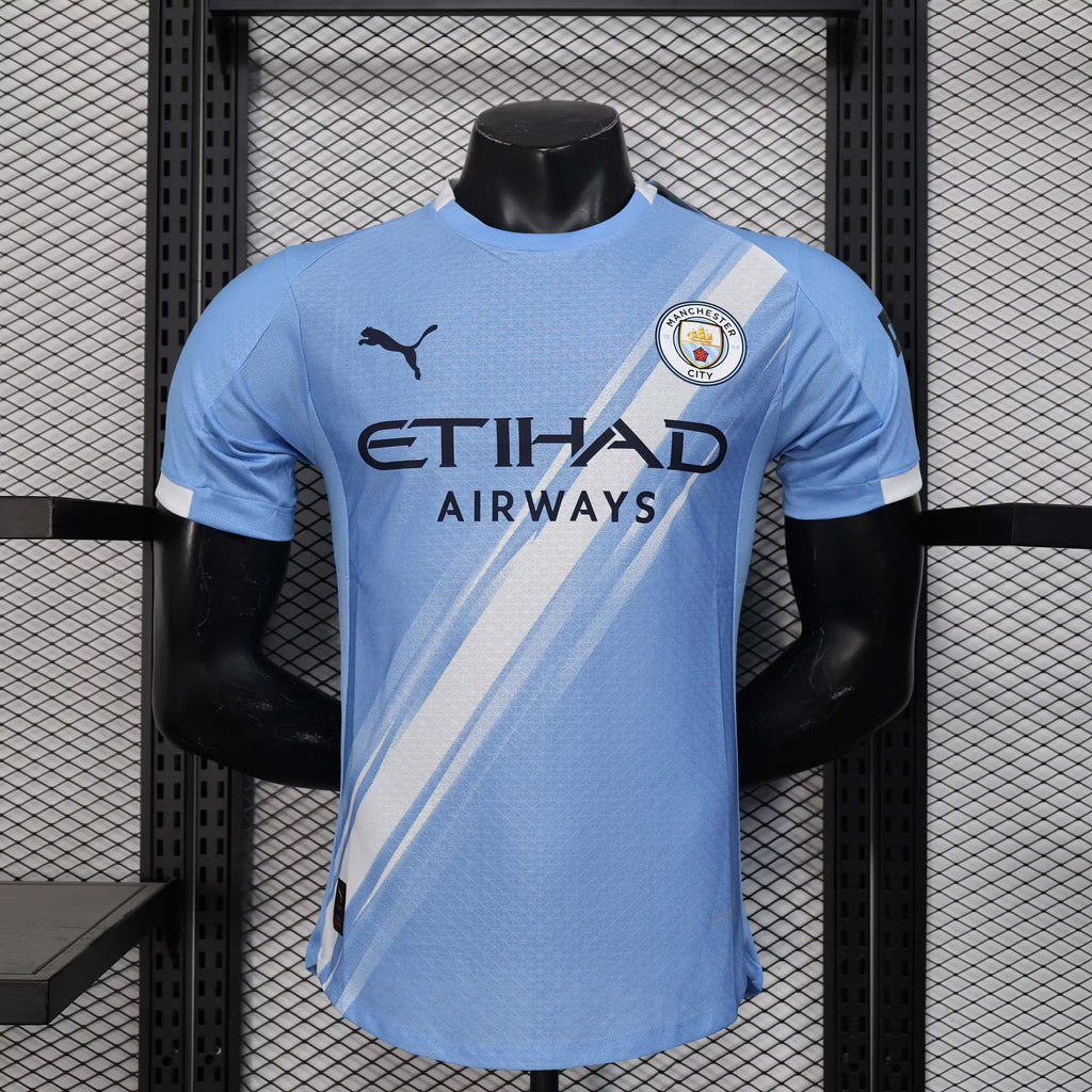 2025/26 Player Version Manchester City Home Football Shirt