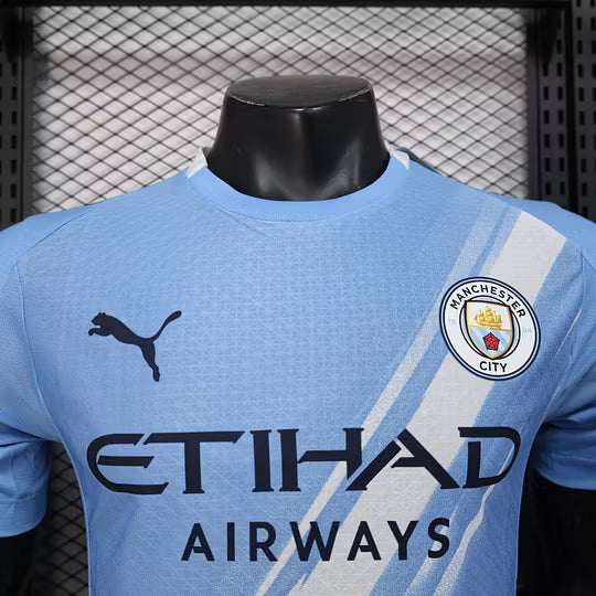 2025/26 Player Version Manchester City Home Football Shirt