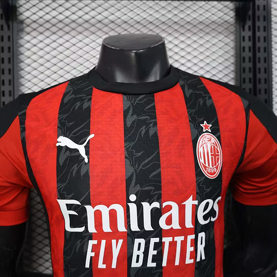 2025/2026 Player Version AC Milan Home Soccer Jersey