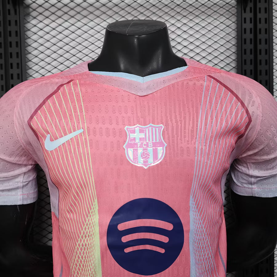 2025/2026 Player Version Barcelona Concept Pink Football Shirt