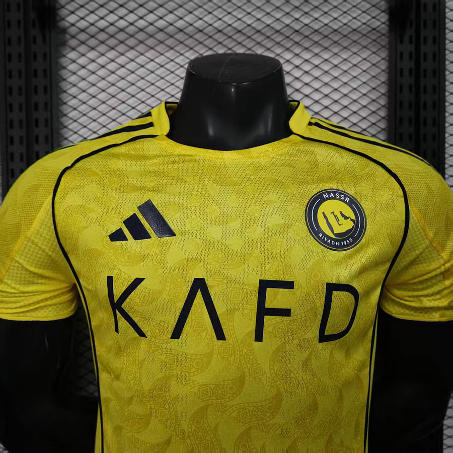 2025/2026 Player Version Al-Nassr Home Football Shirt