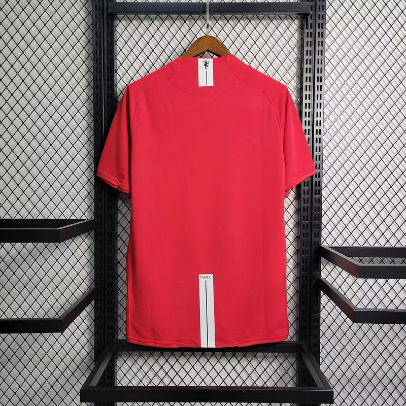 2007/2008 Retro Manchester United Home Champions League Edition Football Shirt